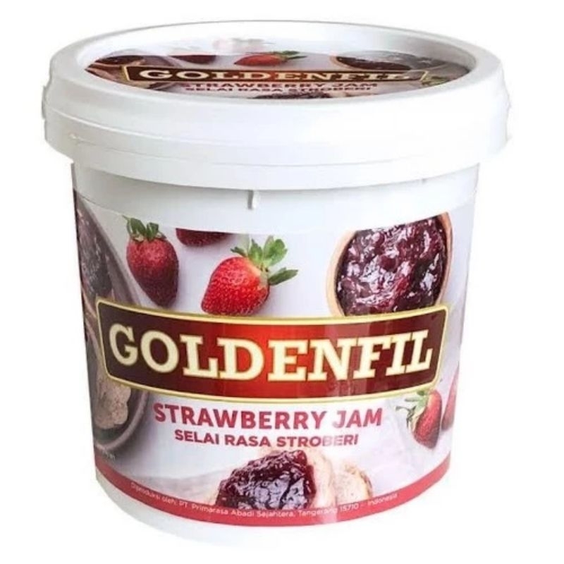 

selai goldenfil strawberry jam selai rasa stroberi