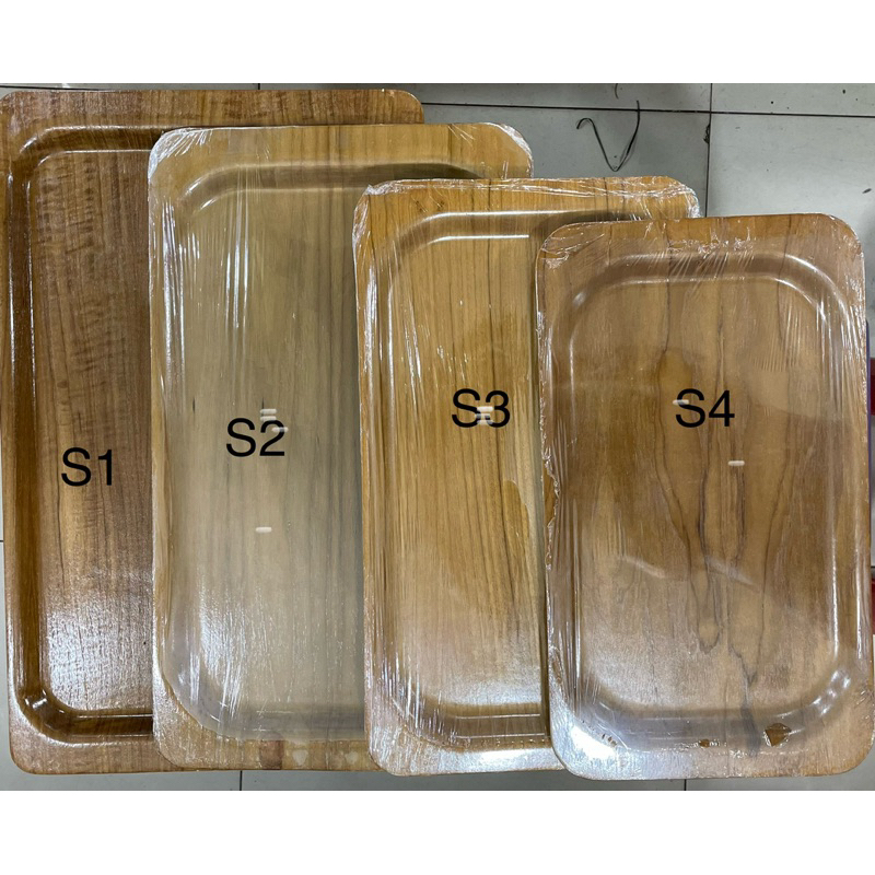 Nampan Kayu segi | Baki Kayu Segi | Wooden Tray