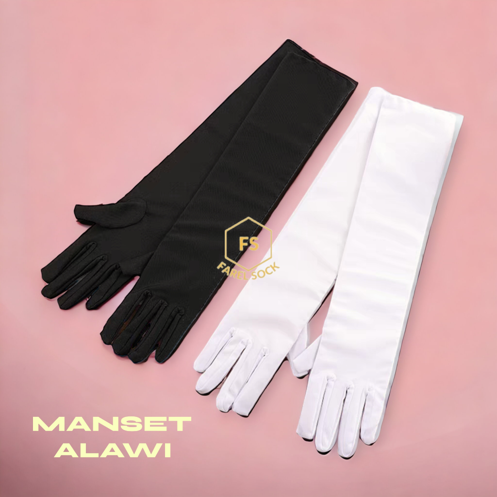 Manset Tangan Wanita Muslimah / Manset Tangan 5 Jari / Manset