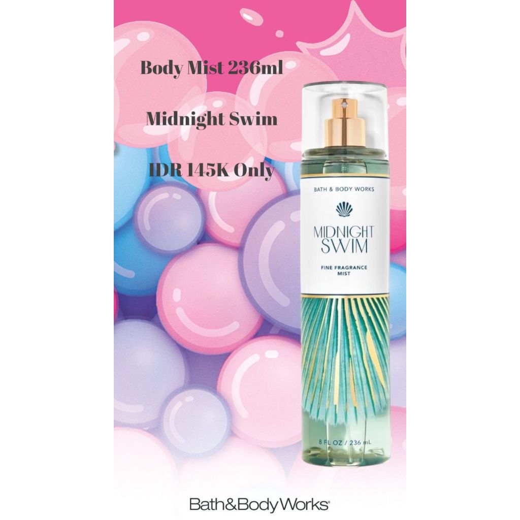 Midnight Swim Body Mist Full Size 236ml BBW