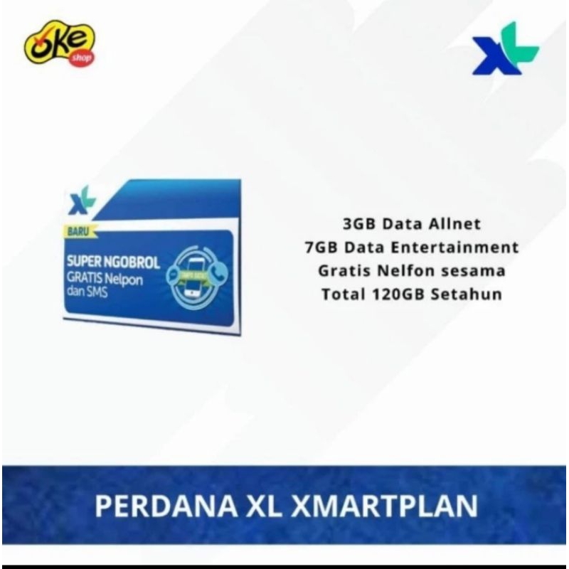 Perdana XL Kuota internet 120GB 1 Tahun