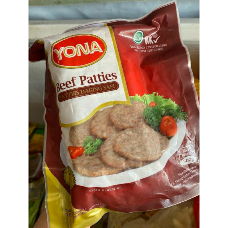 

YOONA BEEF PATTIES 500GR