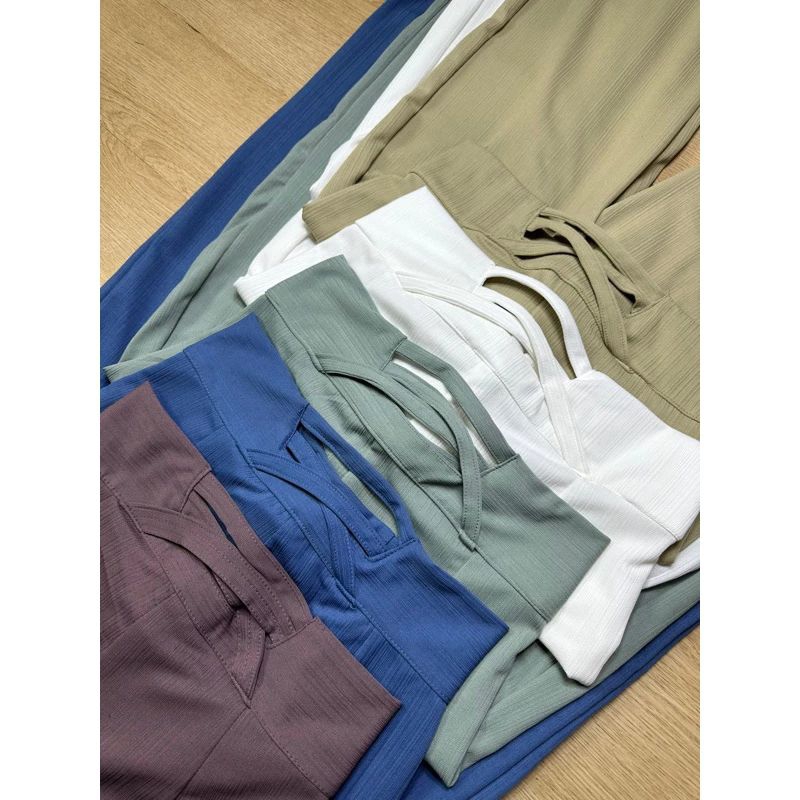 celana kulot hw knit terbaru
