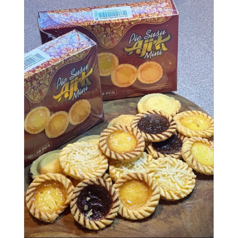 

PIE SUSU AJIK EDISI "MINI" ISI 18 PCS + FREE BUBBLE WRAP