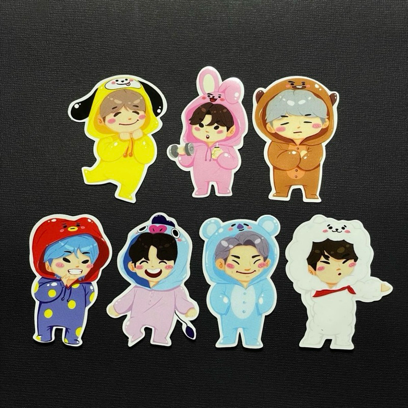 

STICKER PACK CHIBI BTS BT21