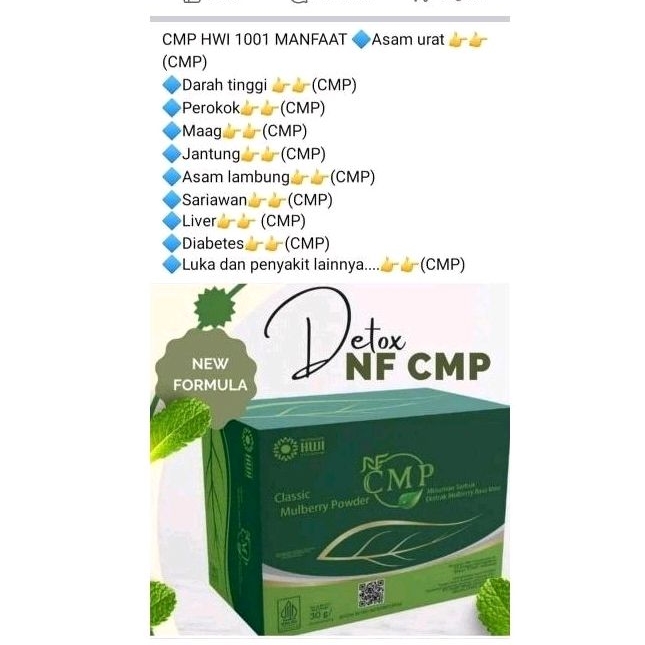 cmp herbal original detok racun