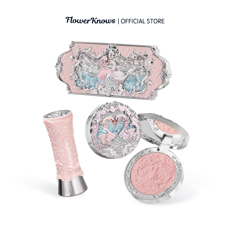 Flower Knows Same Color Makeup Set Eyeshadow Blush Liquid Eyeshadow Set