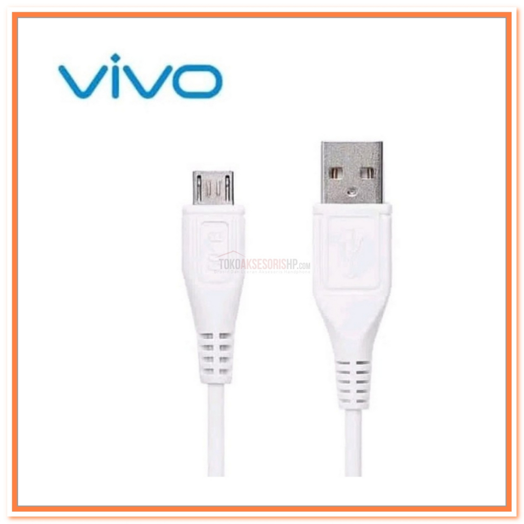 Kabel Data Vivo Y12 Y15 Y17 Y19 Cable Charger Micro Usb Fast Charging Ori