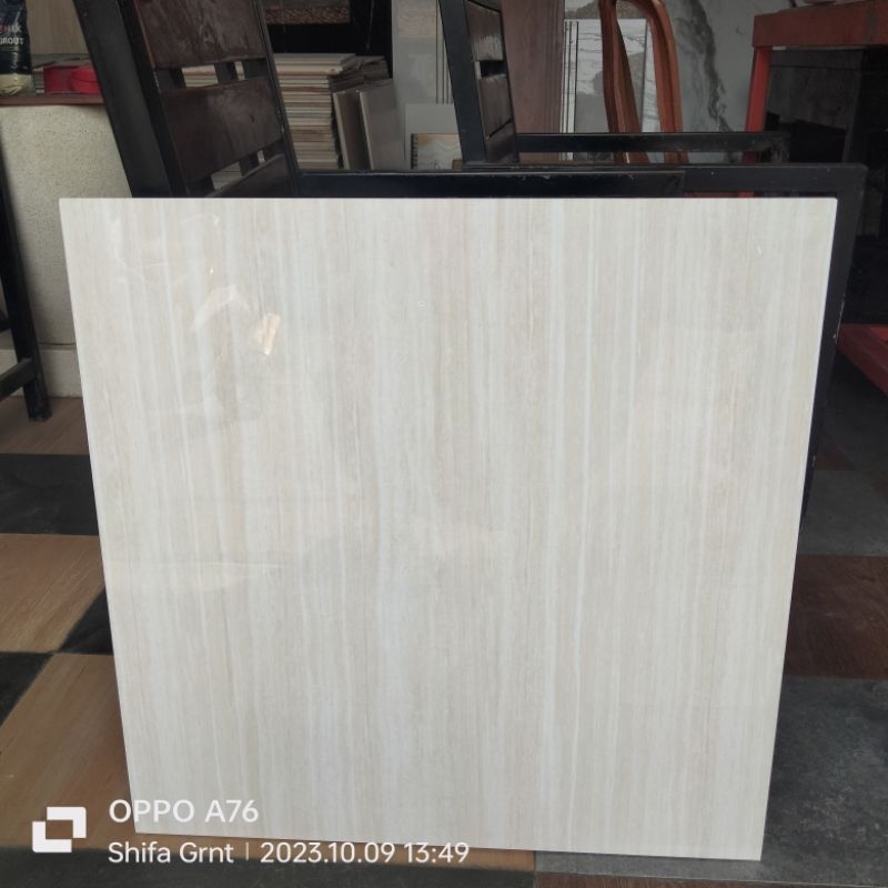Granit lantai 60x60 Bianco Travertino/indogress
