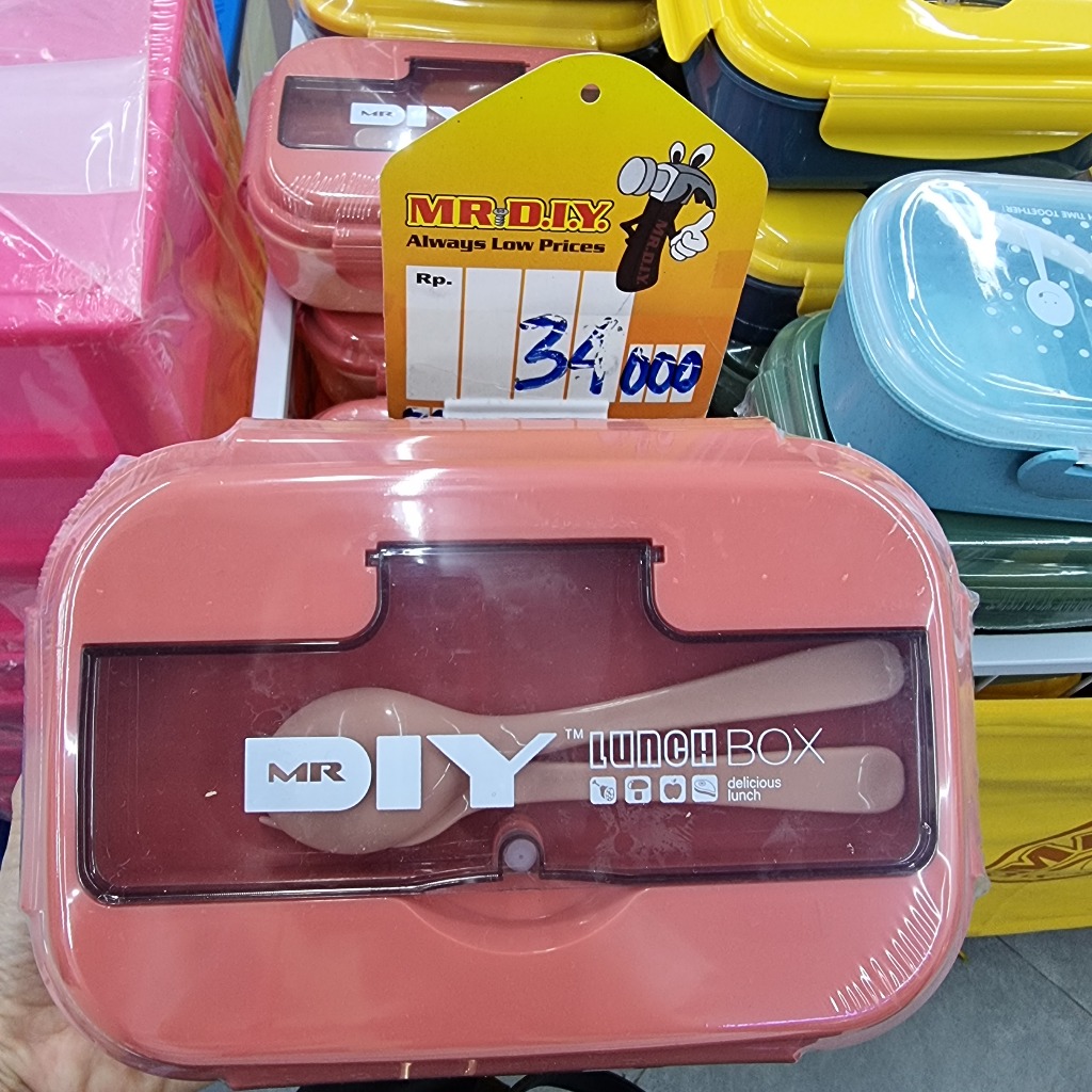 Kotak Makan Plastik Lunch Box Kotak Bekal Makanan