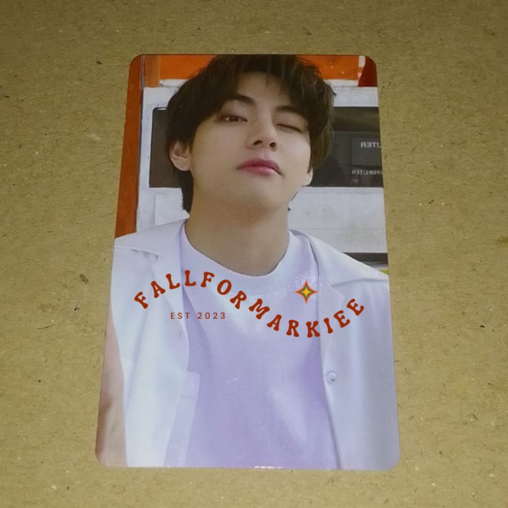 PC photocard Taehyung V butter peaches official