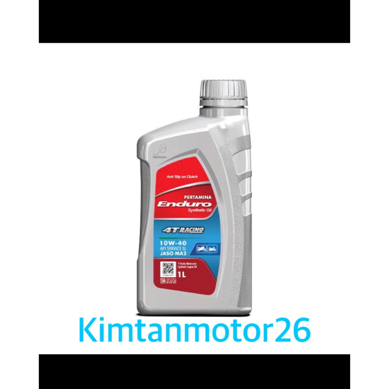 Oli Enduro racing sae 10/40 1 liter for motor vixion,byson,cb150,satria fu,jupiter mx,megapro,tiger 