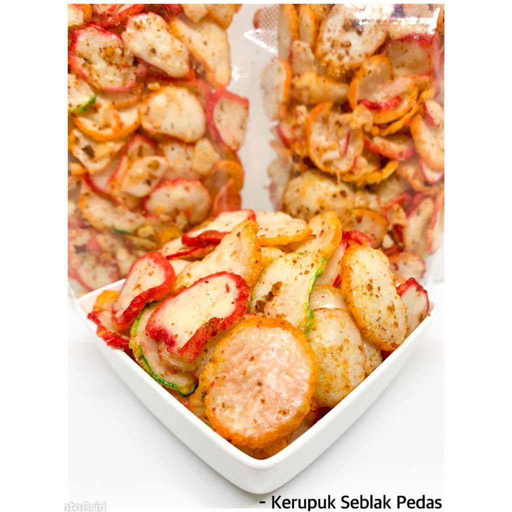 

KERUPUK SEBLAK PEDAS 100gr, 250gr, 500gr