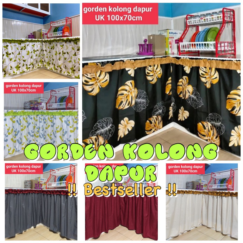 GORDEN KOLONG DAPUR MURAH MINIMALIS / HOME SET / KITCHEN SET
