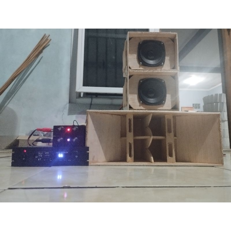 PAKET SOUND MINIATUR 3in  FULL SET + bluetooth