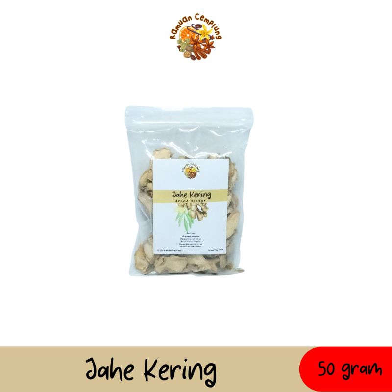 Jahe Kering / Dried Ginger / Jahe Rajang / Herbal Kering