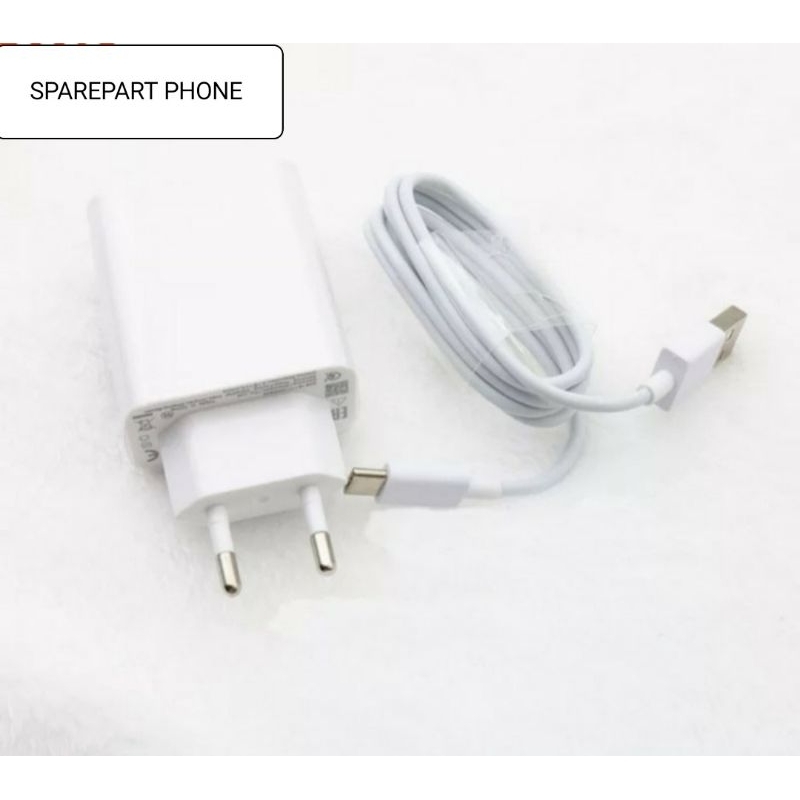 Travel Charger Type C USB Charger Casan Carjer Xiaomi Type C Fast Charging | Batok Kepala Cas + Cabl
