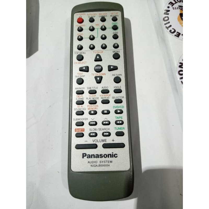 remote panasonic audio compo 5disc