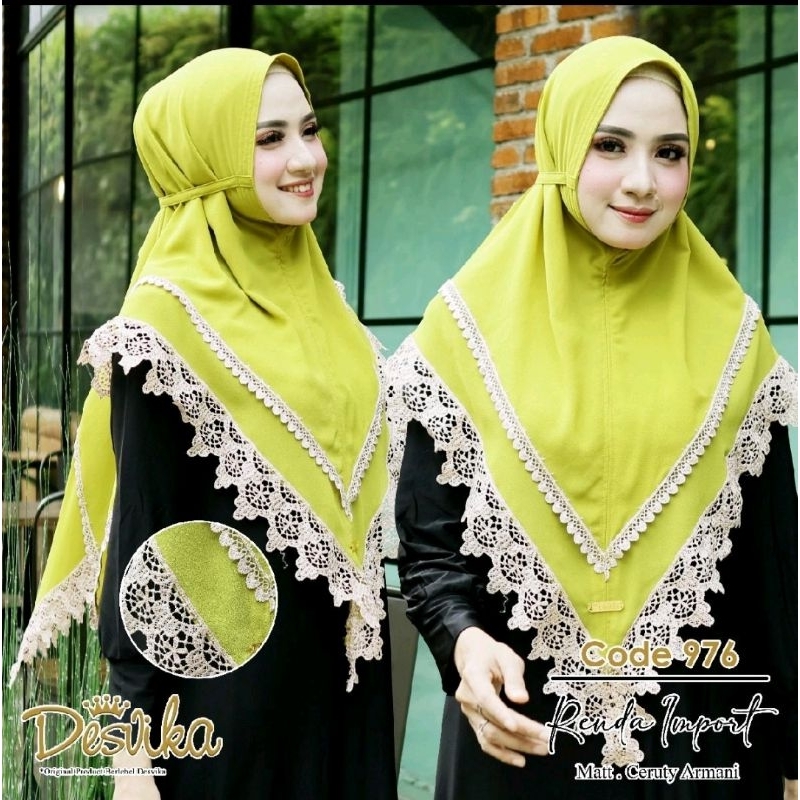HIJAB INSTAN/ Hijab Desvika code 976 by DESVIKA