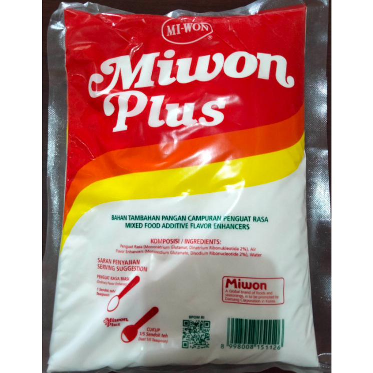 

MIWON PLUS 1 KG PECIN VETSIN MSG PENYEDAP RASA