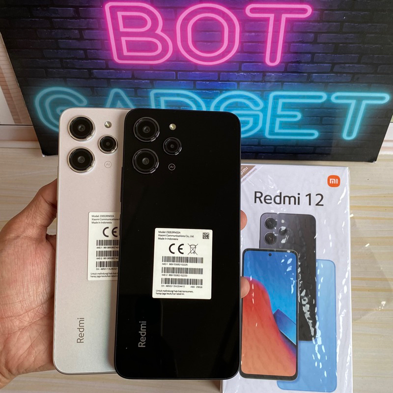 REDMI 12 8/128 8/256GB SECOND GARANSI RESMI