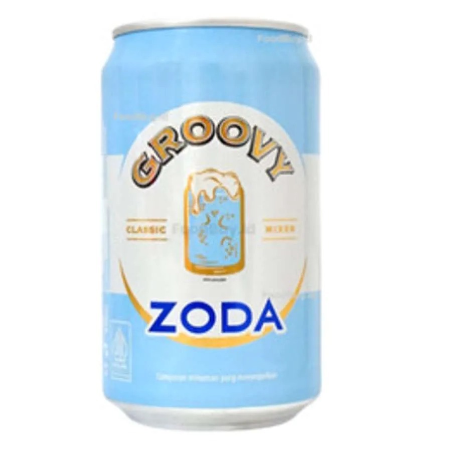 

GROOVY ZODA WATER KALENG 330ML X 1, CAMPURAN MINUMAN BERSODA