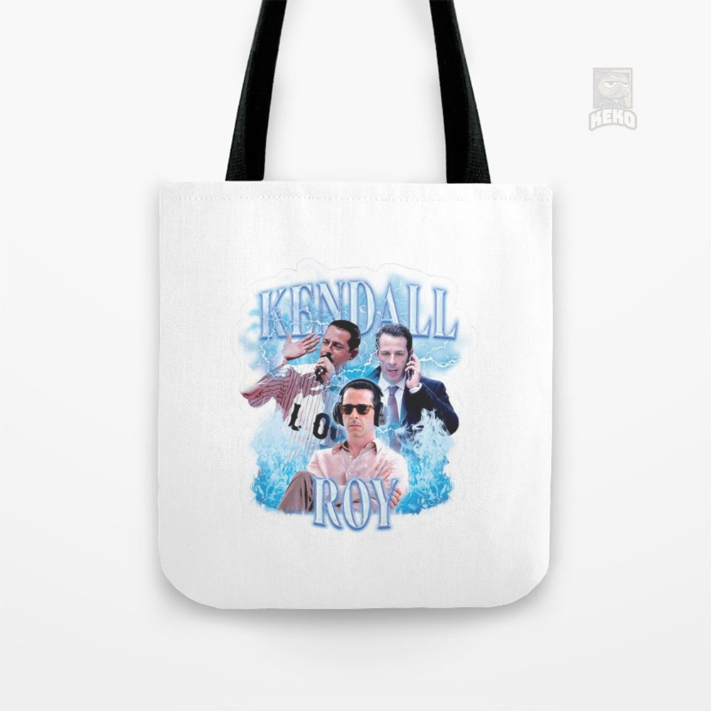 Kendall Roy Slay Shirt 90s Bootleg Tote Bag Kanvas