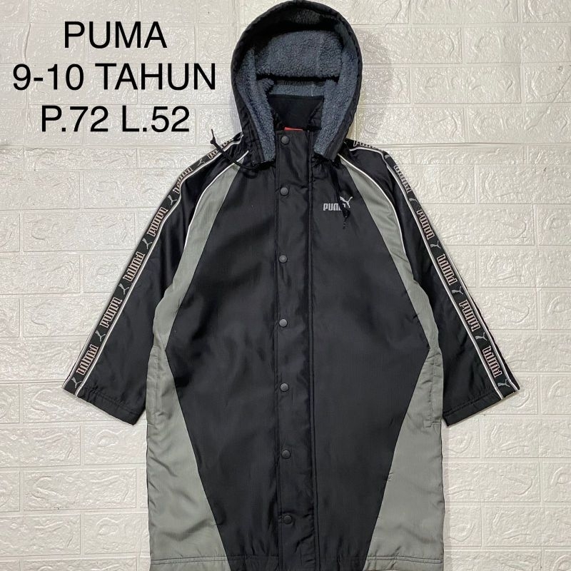 PUFFER LONG JUNIOR BRAND PUMA USIA 9-10 TAHUN