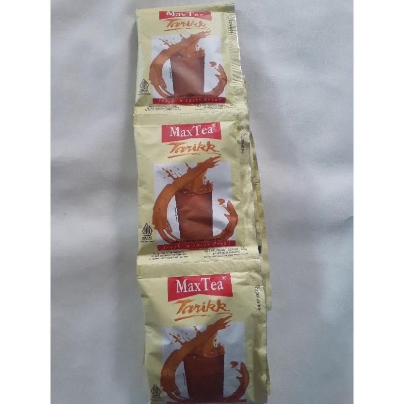 

max tea tarik 25g | 1 renceng isi 10