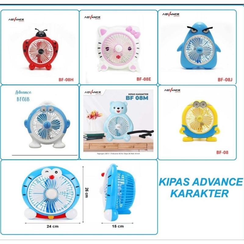 KIPAS ADVANCE KARAKTER / KIPAS LUCU KARAKTER