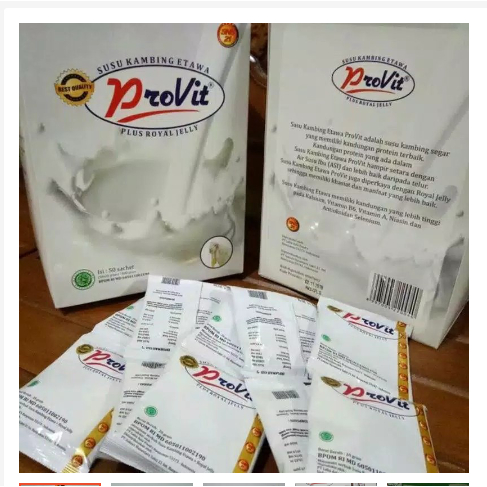 

susu kambing etawa provit harga 10 sachet