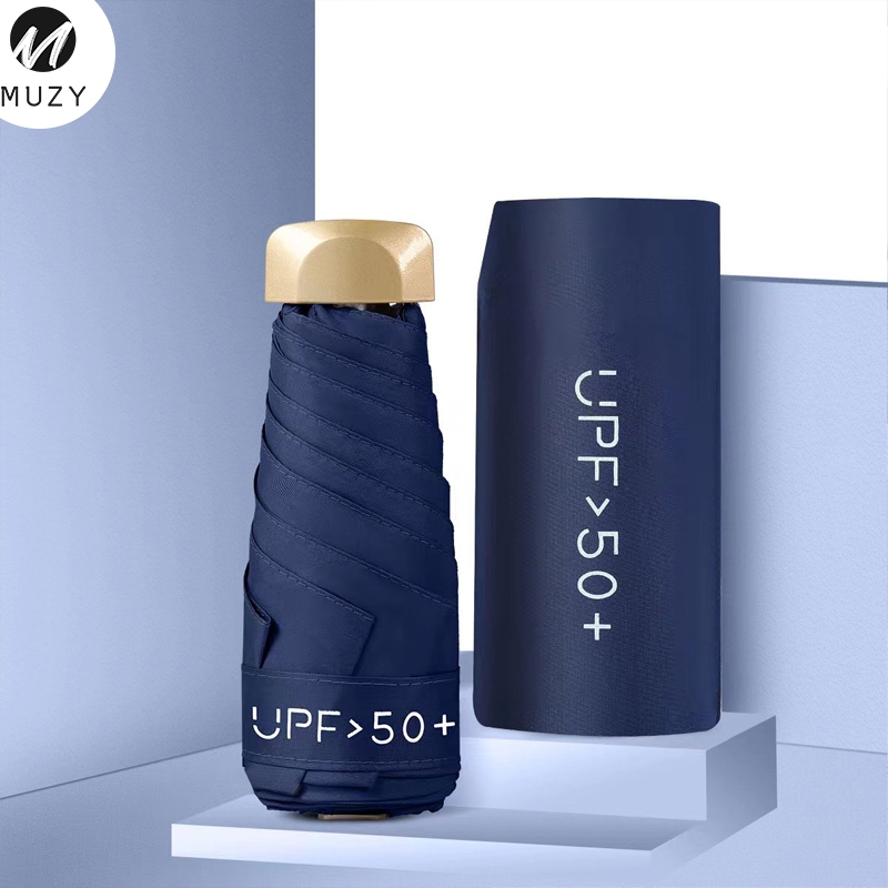 MUZY Payung Lipat Mini Anti UV UPF 50+ Anti Hujan dan Sinar UV Matahari HPY103