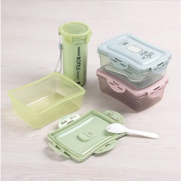 Tempat makan set KAIXIN KX-8244 / Kotak bekal satu set