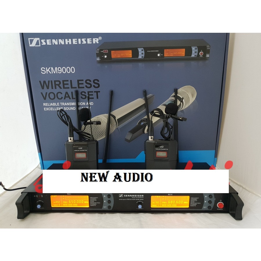 MIC WIRELESS SENNHEISER SKM 9000 ( CLIP ON + CLIP ON ) MULTI CHANNEL