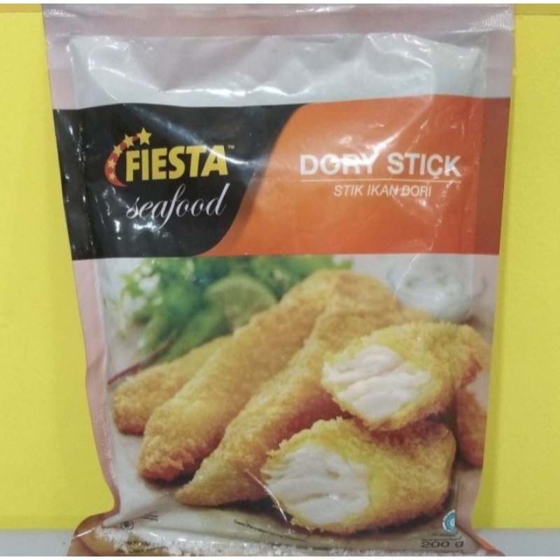 

Fiesta Dori Stick / Ikan Dori Krispi / Dori Lapis Tepung | Berat Bersih 200gr