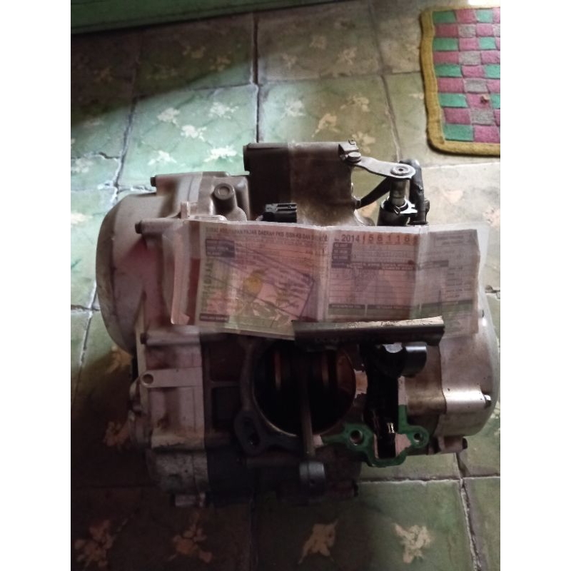 mesin bawah part komplit vixion nvl 2014 + stnk + noka