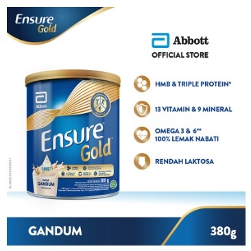 

Ensure Gold Susu Bubuk Nutrisi Dewasa Gandum 380 g