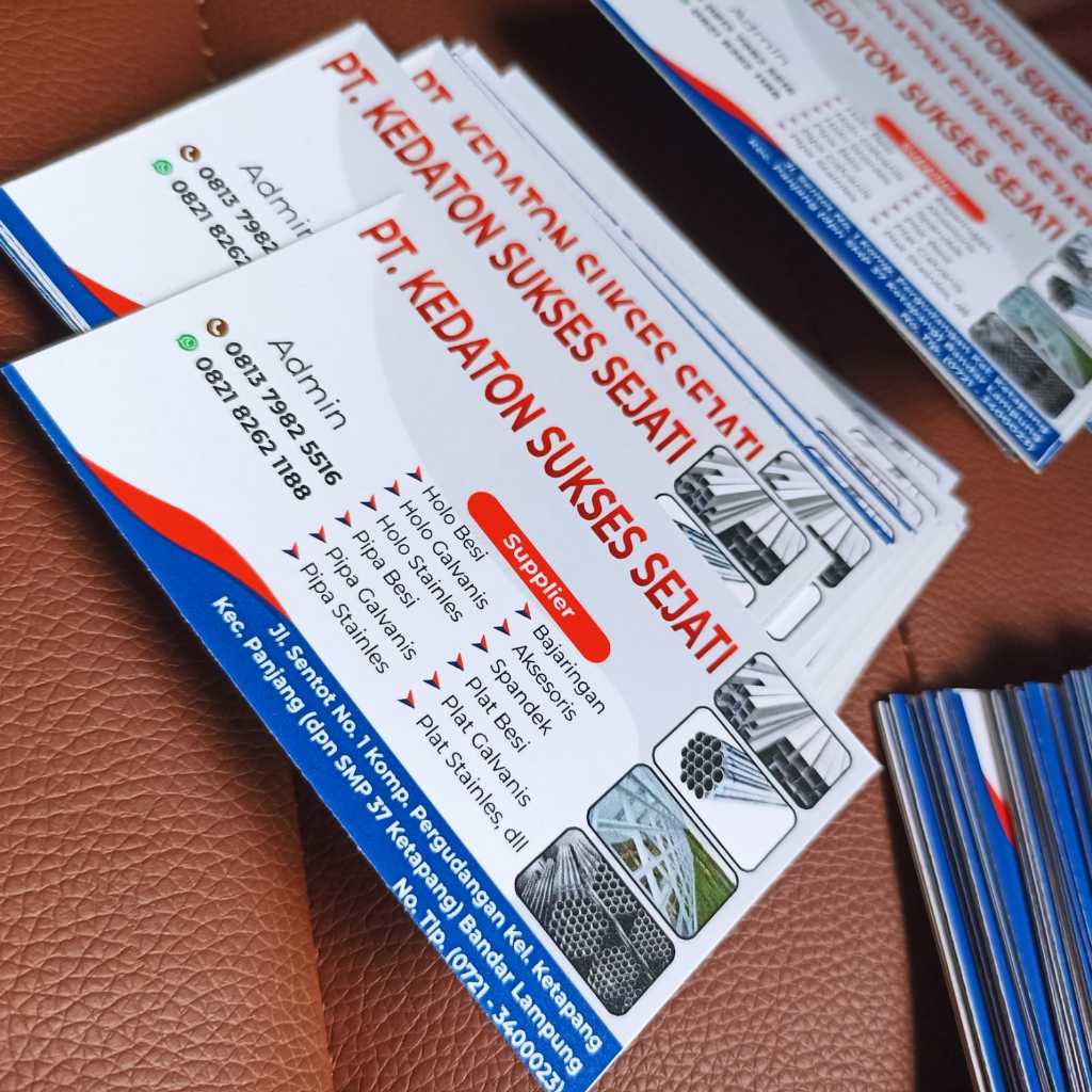 

Kartu Nama Isi 100pcs FREE DESIGN + Kotak Kartu