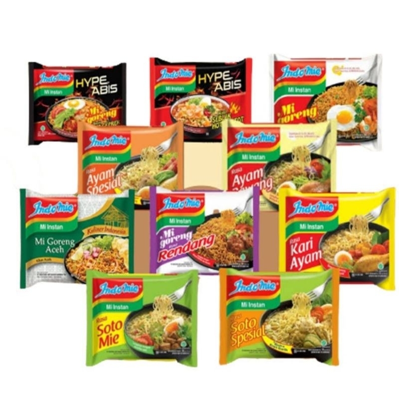 

All Variant Indomie Goreng kuah eceran