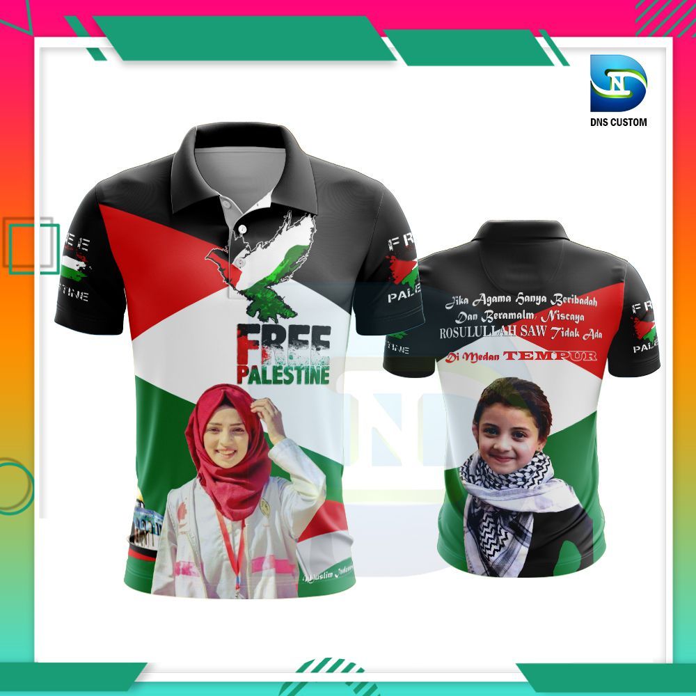 KAOS PRIA DEWASA PALESTINE kaos save palestine