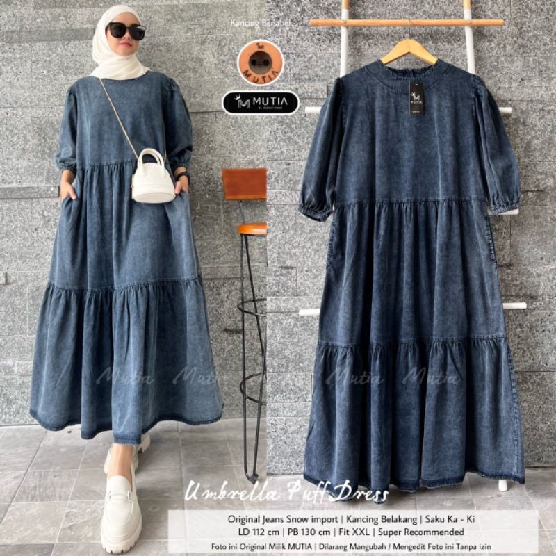 UMBRELLA PUFF DRESS BY MUTIA (LD 112 PB 130)