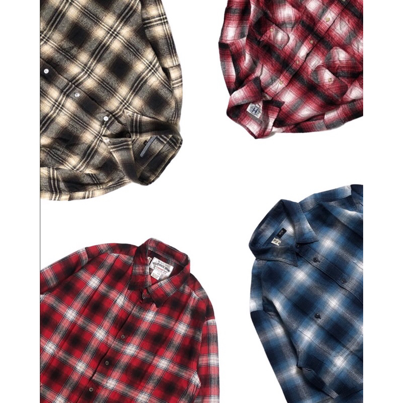outer flanel / kemeja flanel / flanel wool / flanel veterano