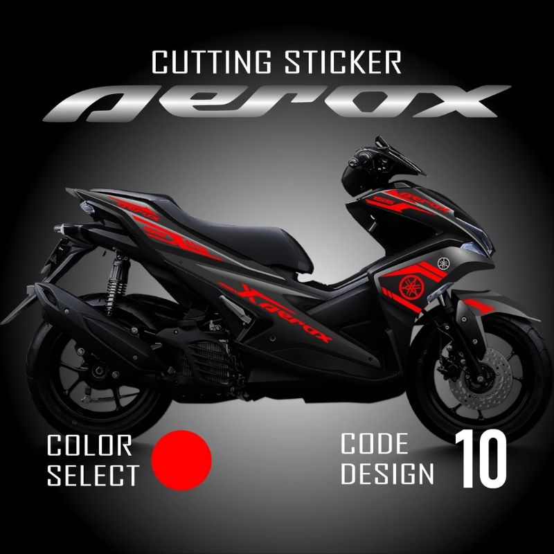 Sticker Cutting AEROX OLD Striping variasi motor Aerox