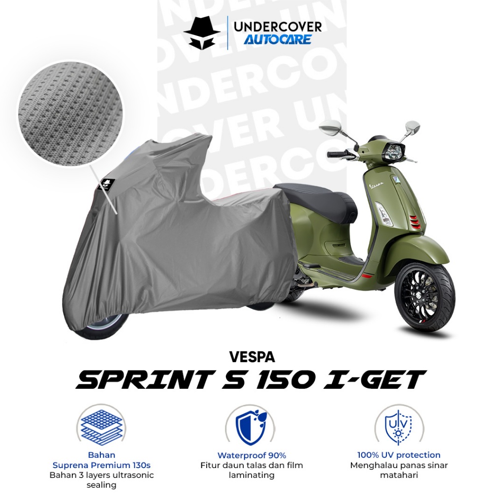 Cover Motor Vespa Sprint S 150 I-Get Premium - Undercover Autocare