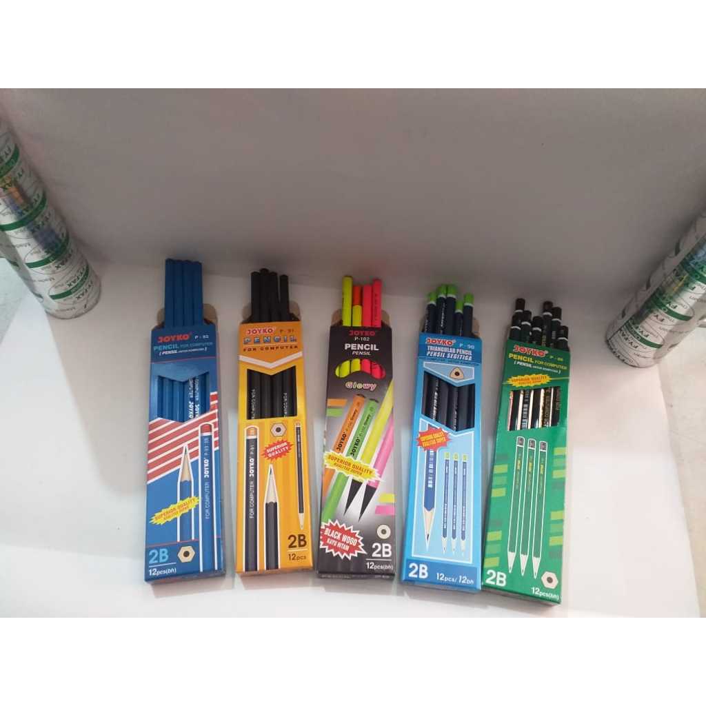 

Pensil 2B Joyko P-93 (1 pak isi 12 pcs)