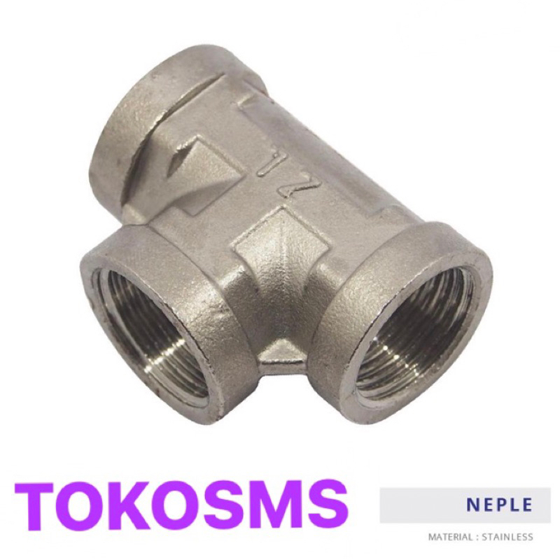 t drat dalam stainless steel 1/2 inci tdd drat dalam