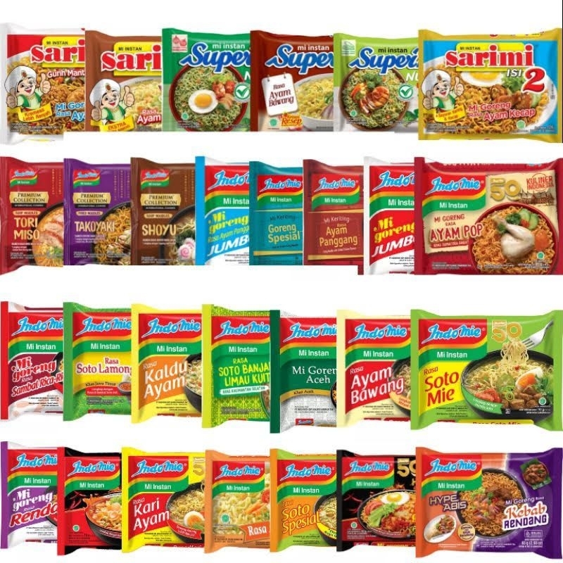 

Indomie Mie instant eceran TERMURAH