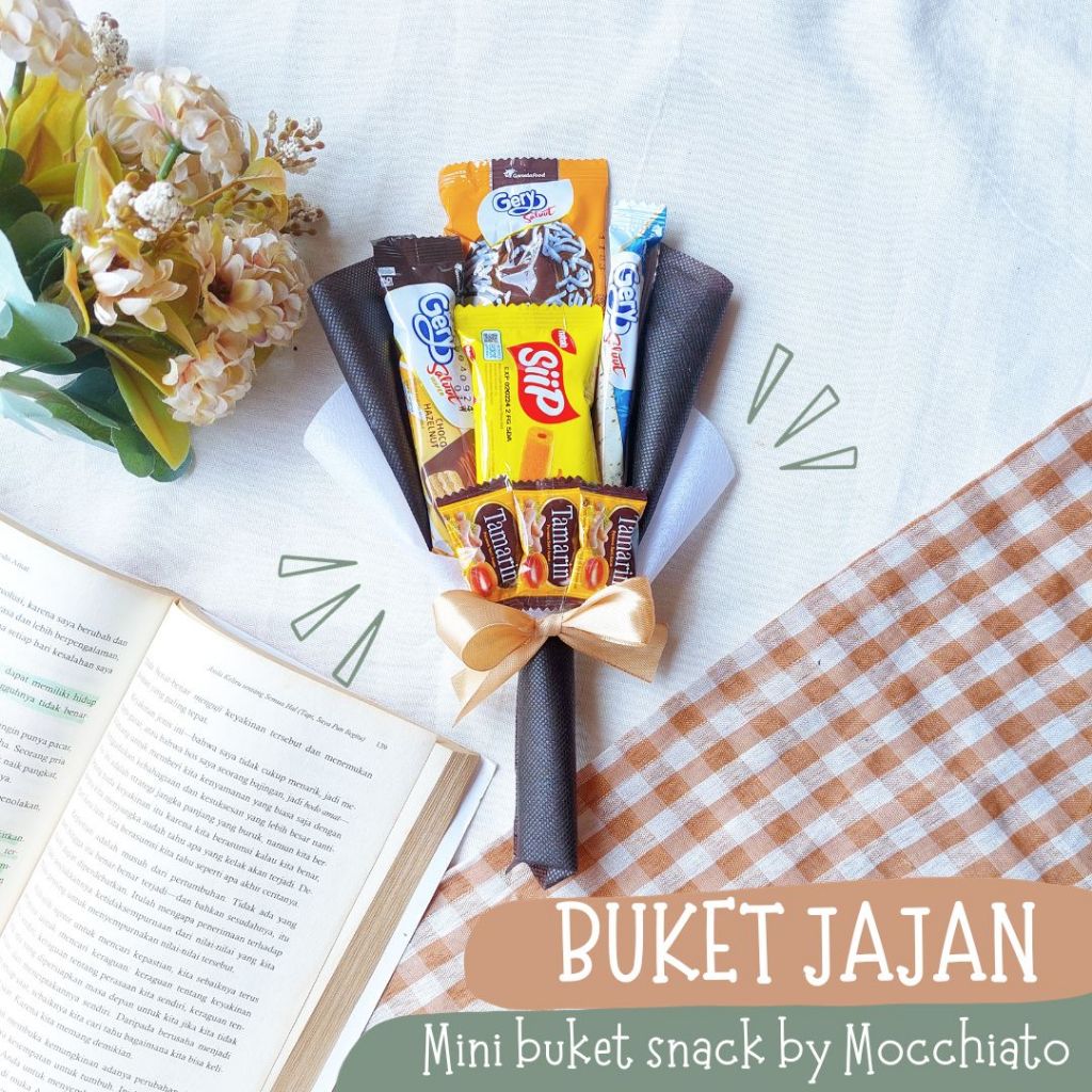Buket Snack Mini Buket Jajan untuk Ulang Tahun Wisuda by Mocchiato