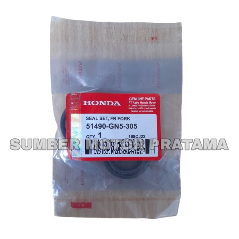 Seal shock depan Honda grand supra beat 51490-GN5-305 original