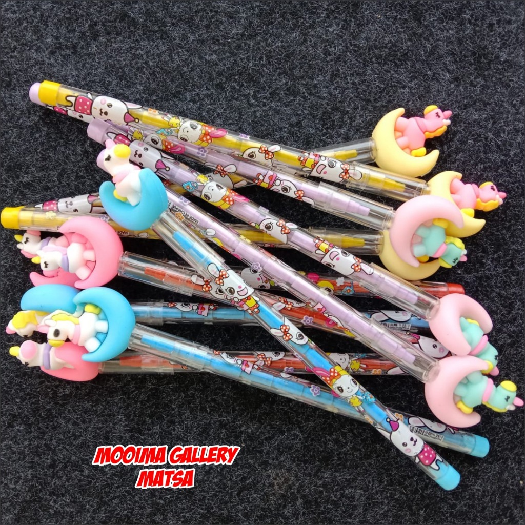 

pulpen/bolpoin dan pensil karkter lucu sanrio kuromy hello kitty unicorn